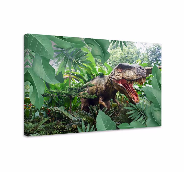 Dinoszauruszos vászon fotótapéta t rex - TenStickers