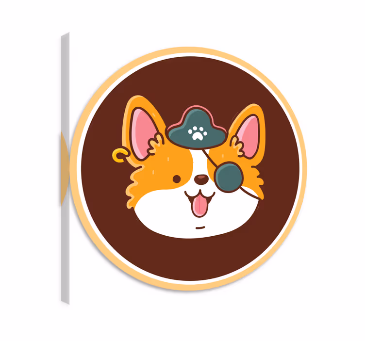 Kutyás szemfoltos vászon macskák - TenStickers