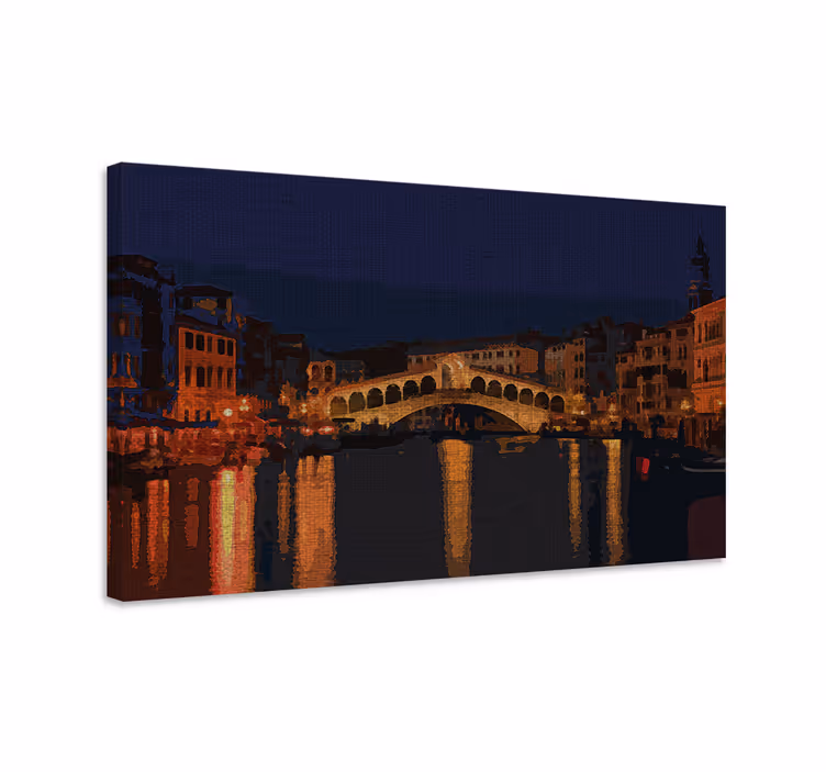 Grand canal velence város vászonnyomatok - TenStickers