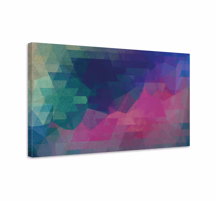 Mosaico abstracto colorido mozaikvászon nyomatok - TenStickers