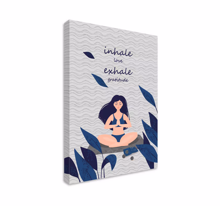 Zen meditációs vászonkép - TenStickers