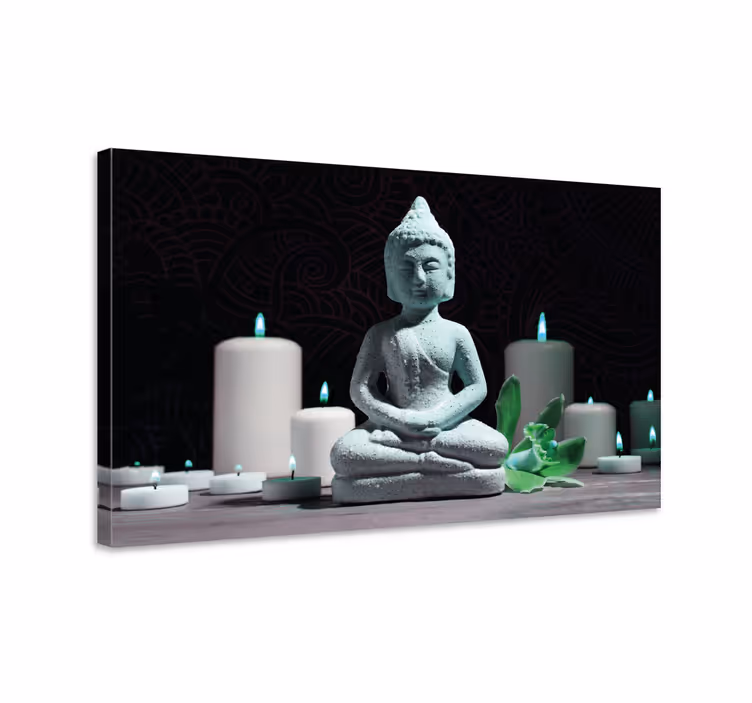 Dekoratív zen vászon művészeti nyomtatás - TenStickers