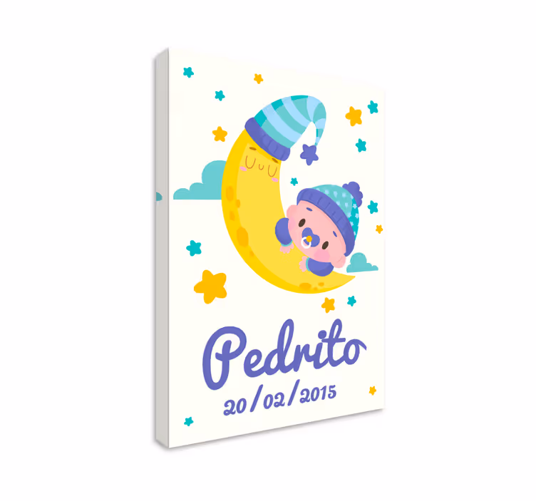 Alvó baba hold vászon óvoda - TenStickers