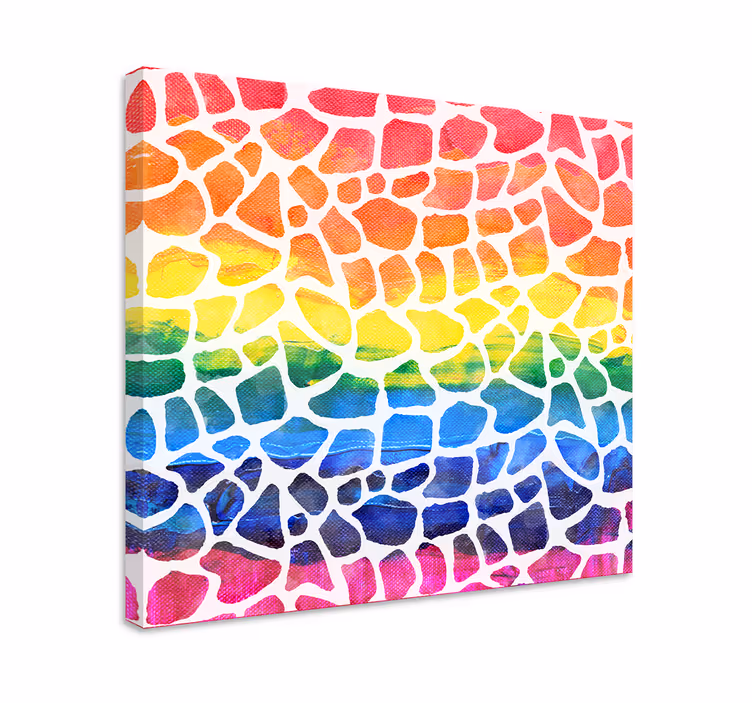 Vibráló mozaik kompozíció vászon gyümölcsök - TenStickers