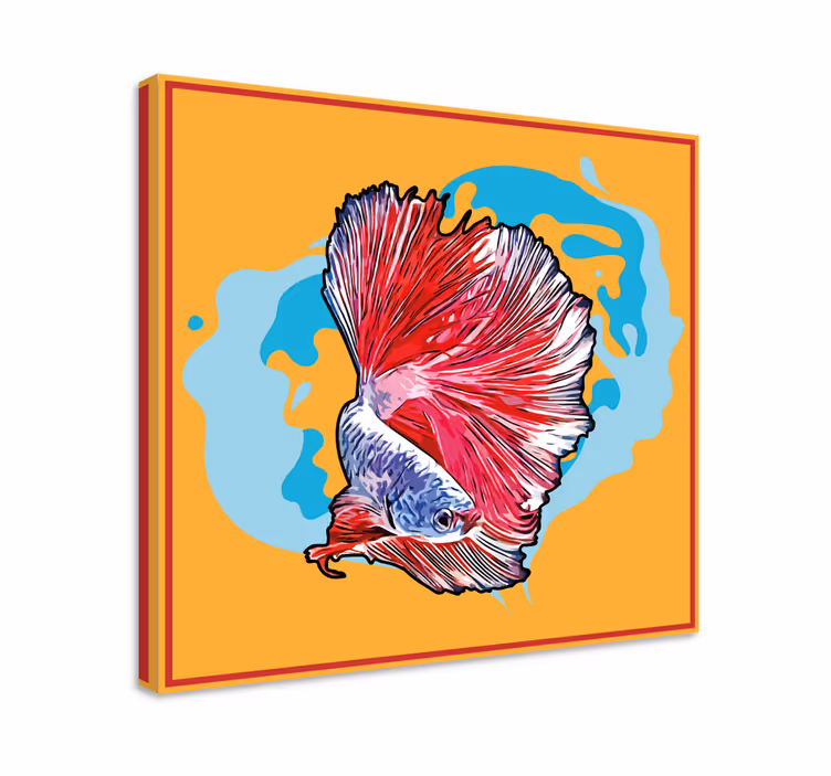Vibráló betta hal táblázatok hal - TenStickers