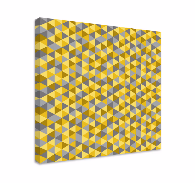 Geometriai háromszög készlet vászon geometriai - TenStickers