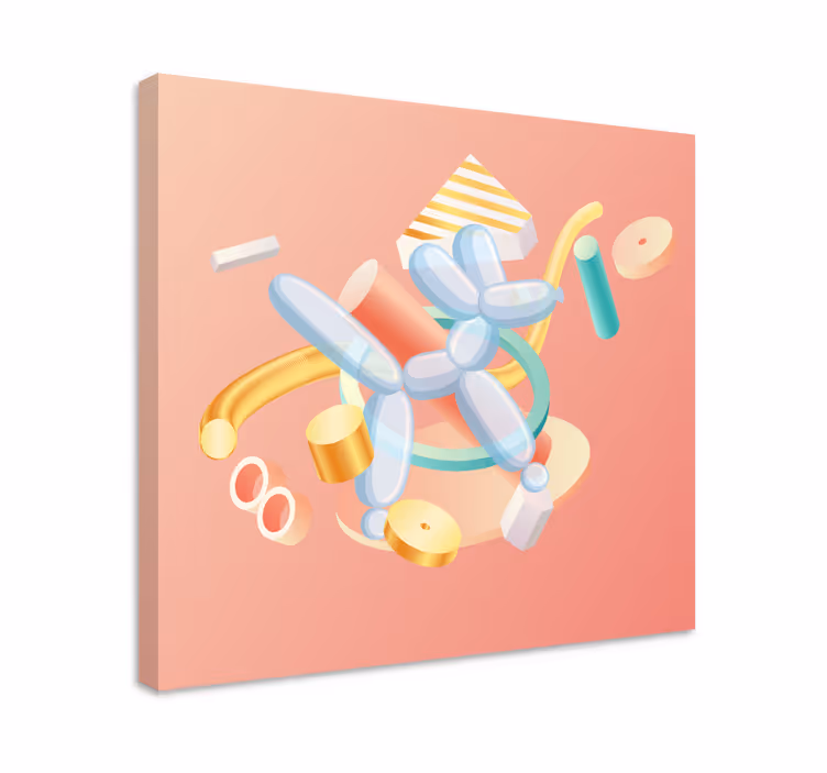 Léggömbállat formák vászon gyümölcsök - TenStickers