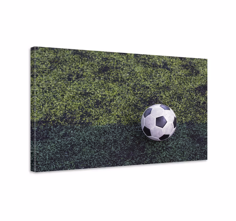 Foci labda fűvön vászon sport - TenStickers