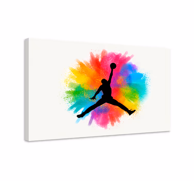 Michael jordan klassz kosárlabda tini vászon - TenStickers