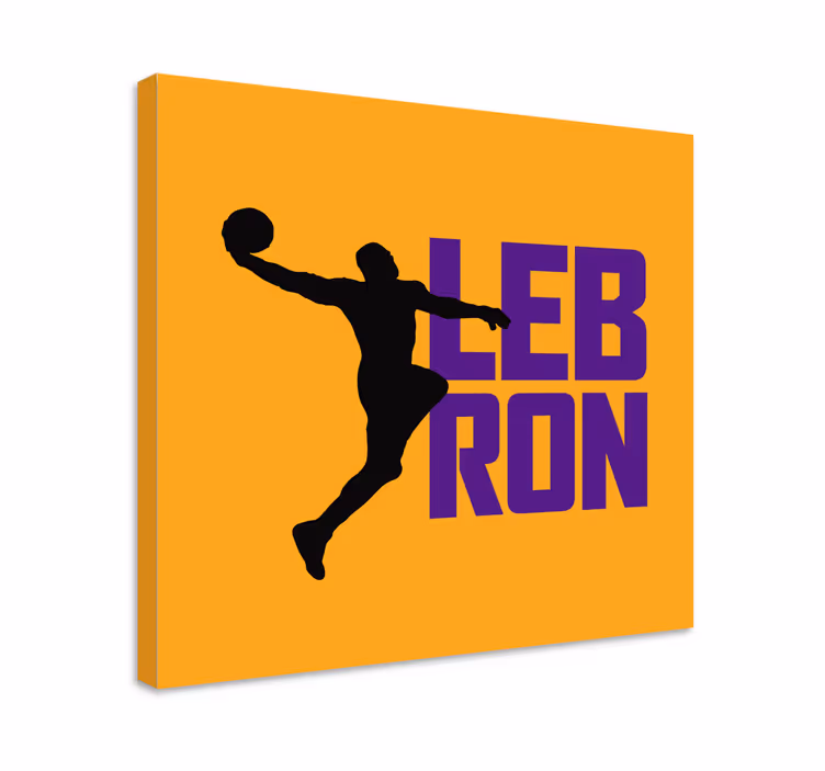 Lebron james hűvös kosárlabda tini vászonképek - TenStickers
