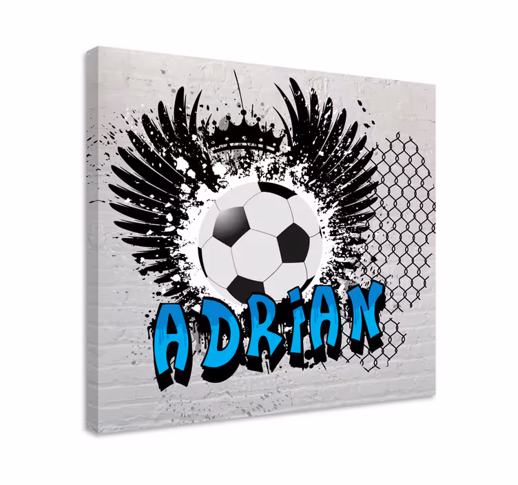 Foci ihlette dizájn vászon sport - TenStickers