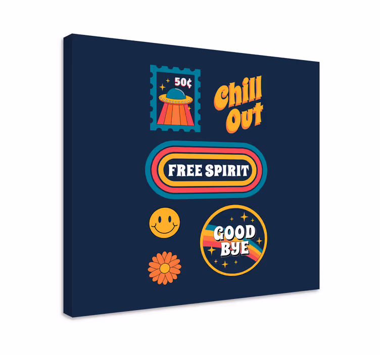 Chill free spirit - nyugodt szellem táblázatok - TenStickers