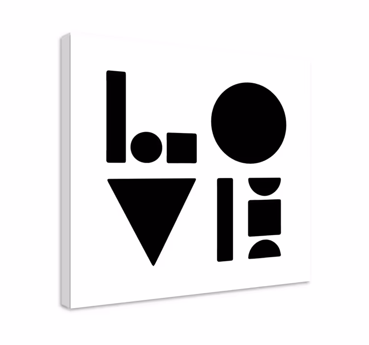 Geometriai vászon - formák és alakzatok - TenStickers