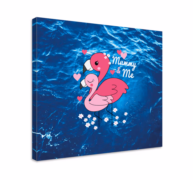 Szerelmes madarak vászon állatok - TenStickers