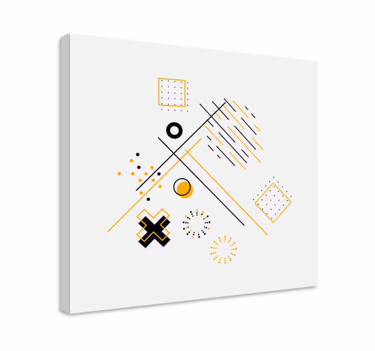 Koncentrikus körök irodai fal nyomatok - TenStickers