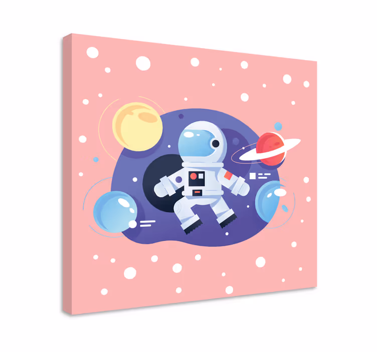űrkalandkutató vászon videojátékokról - TenStickers