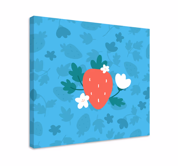 Virágmintás és gyümölcsvászon - TenStickers