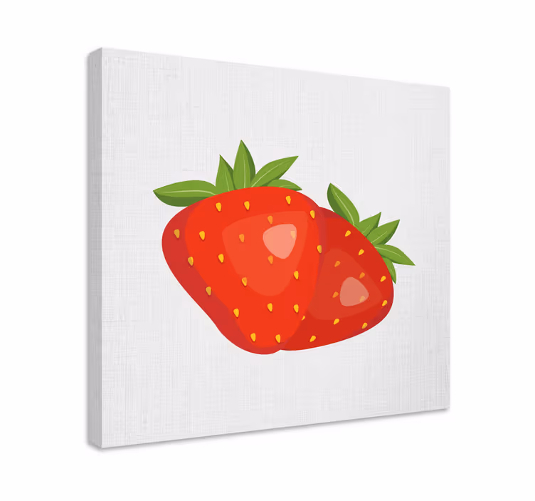 Lédús eper vászon gyümölcsök - TenStickers