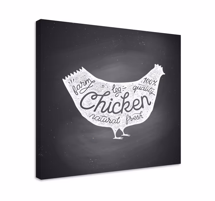Friss farmtojótyúk vászon fák - TenStickers