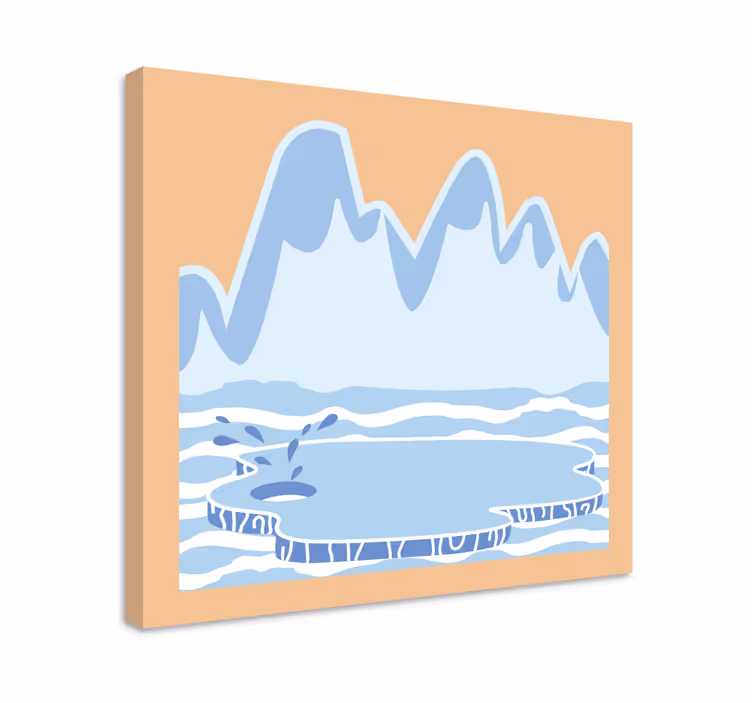 Jéghegy táj táblázatok tájak - TenStickers