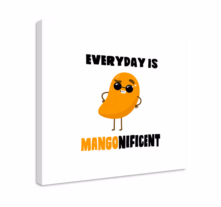 Vicces idézet mangó idézet vászon fal art - TenStickers