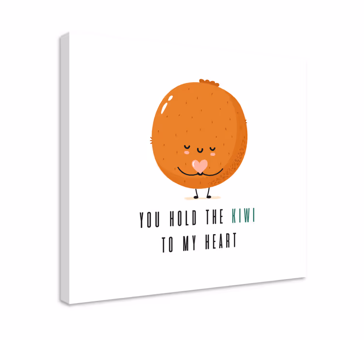 Vicces idézet kiwi idézet vászon fal art - TenStickers