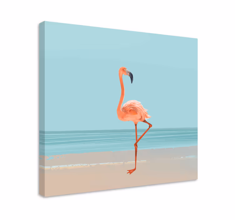 Kecses flamingó póz táblázatok madár - TenStickers