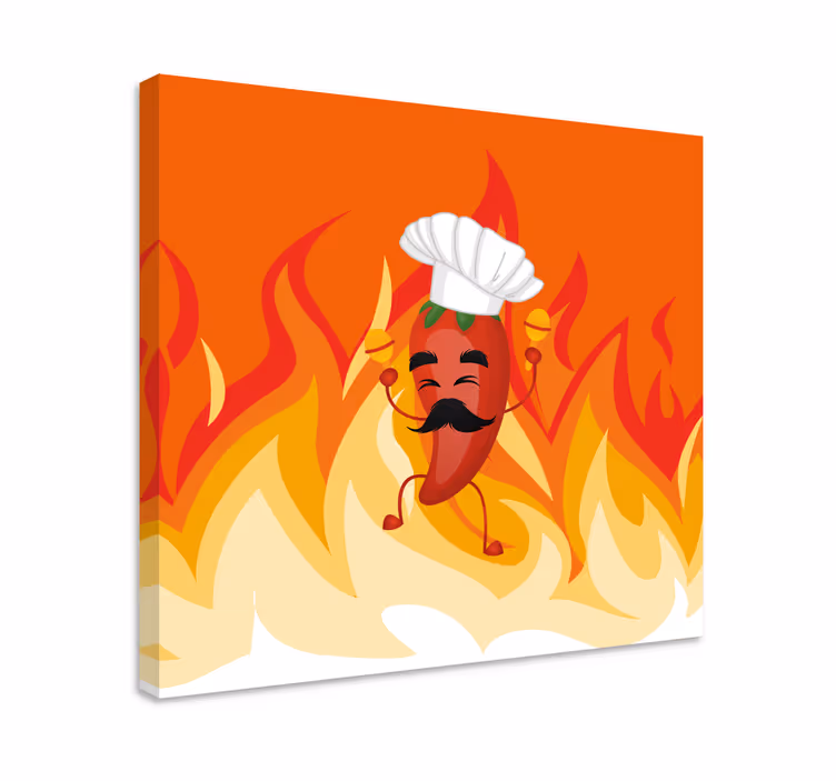 Táncoló chili séf - táblázatok egyéb szöveg - TenStickers