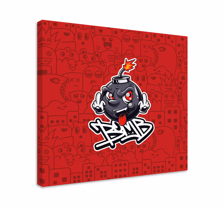 Rajzfilm bomb emoji - táblázatok egyéb szöveg - TenStickers