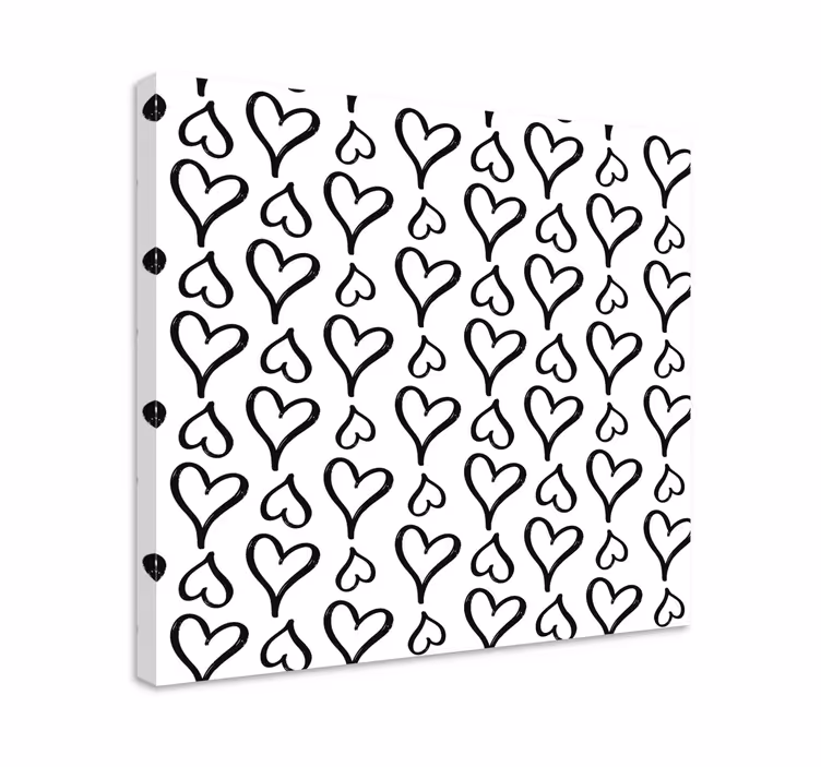 Szívmintás vászon idézetek - TenStickers