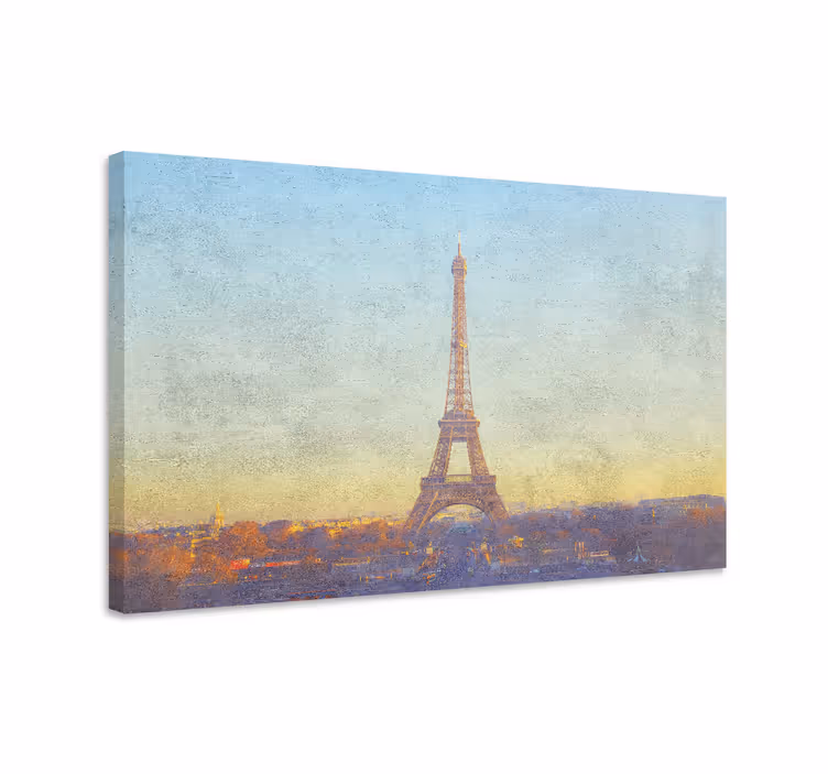 Eiffel-torony táj vászon városok és országok - TenStickers