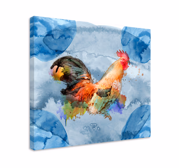 Kakas fröccsenések vászon állatok - TenStickers
