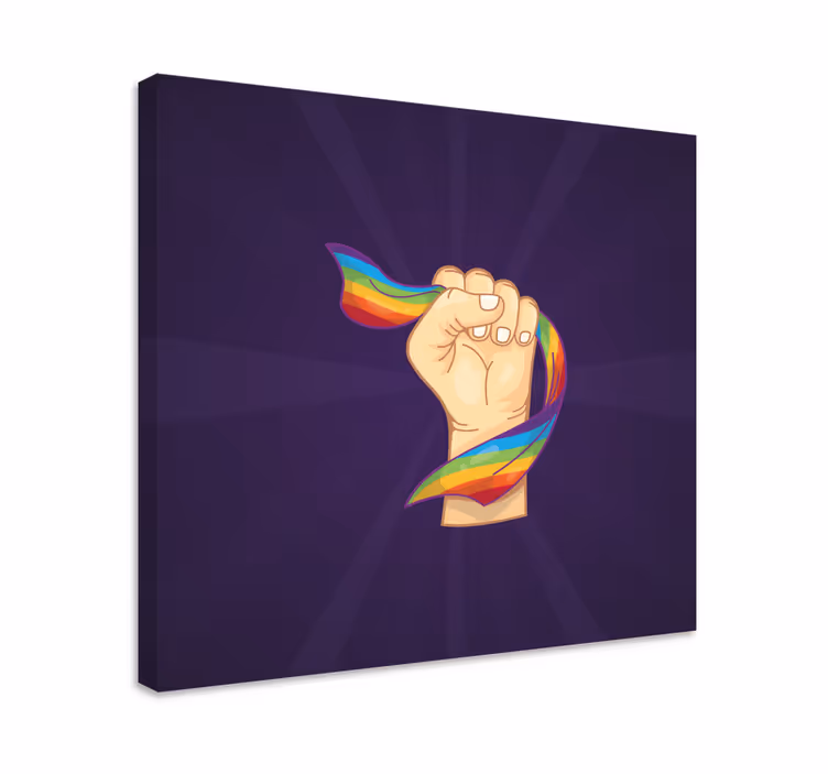 Büszkeség Ököl szimbólum vászon idézetek - TenStickers