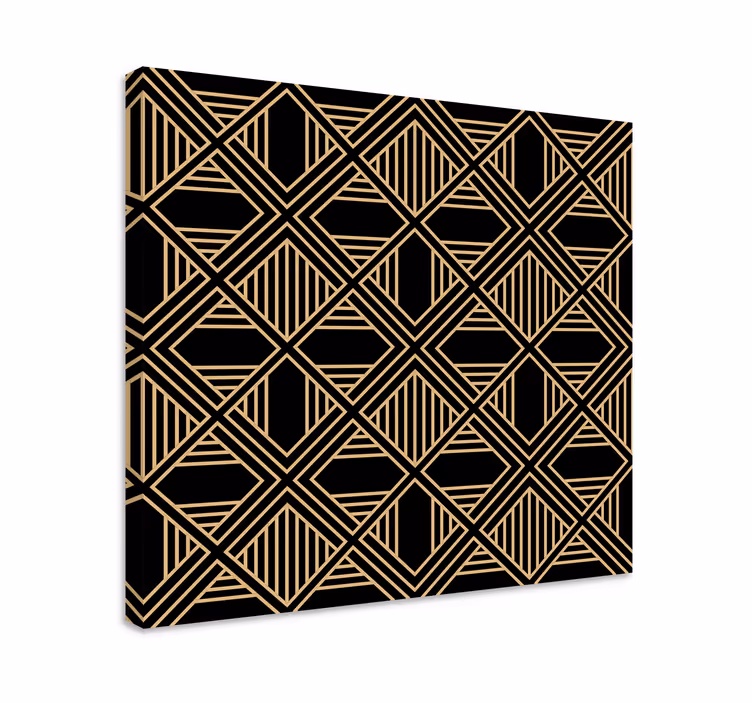 Art deco nagy gatsby stílusú minta vászon - TenStickers
