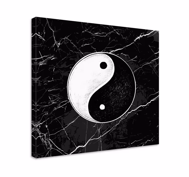Eredeti yin yang egyensúly otthoni vászonnyomatok - TenStickers