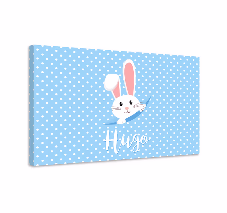 Bunny peeking surprise - mezők emberek és karakterek - TenStickers