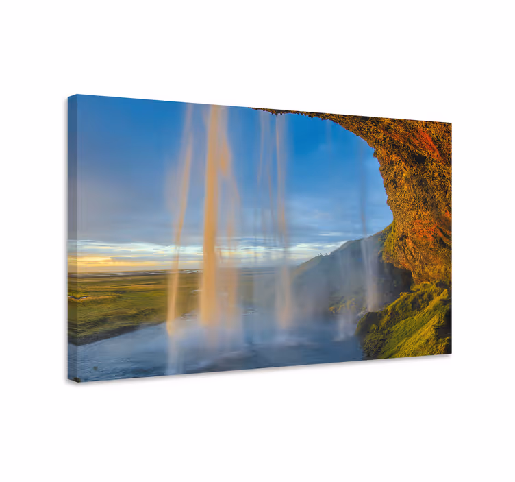 Seljalandsfoss vízesés táblázatok tájak - TenStickers