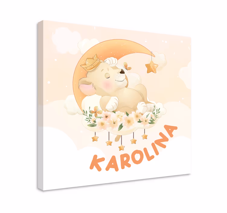 álmos medve álmodik vászon óvoda - TenStickers