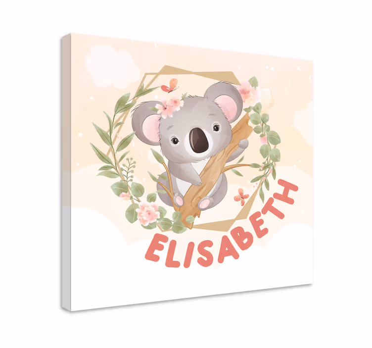 Személyre szabott koala vászon állatok - TenStickers