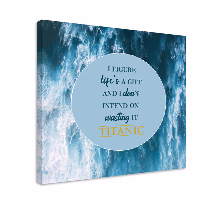 Inspiráló élet idézet vászon idézetek - TenStickers