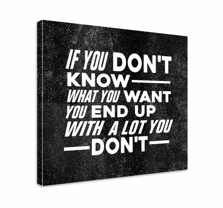 Motiváló életbölcsességek vászon idézetek - TenStickers