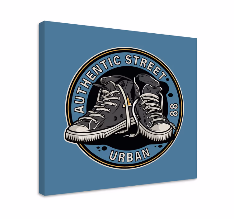 Városi sneaker hangulat vászon sport - TenStickers