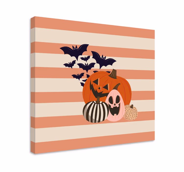Halloween tökgyűjtés vászon sport - TenStickers