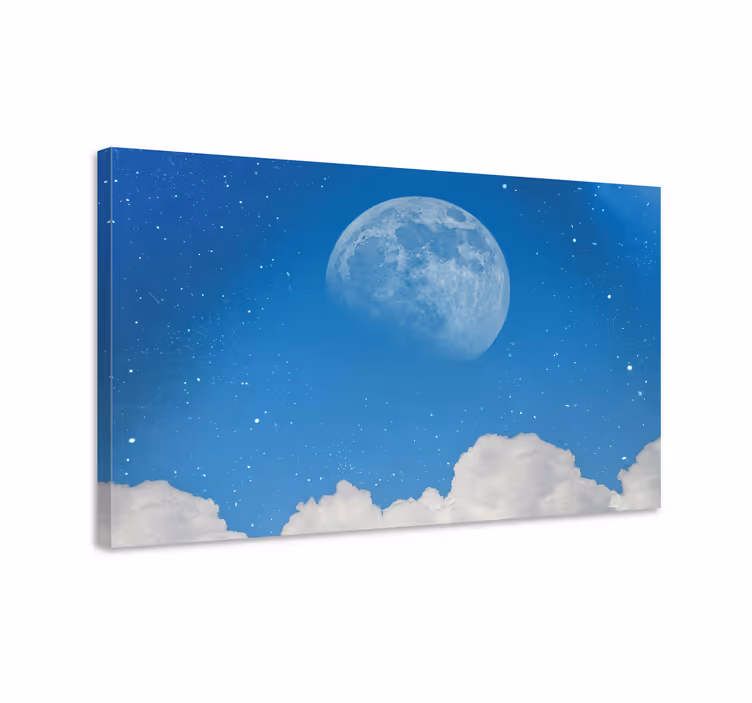 Hold az égen táblázatok tájak - TenStickers