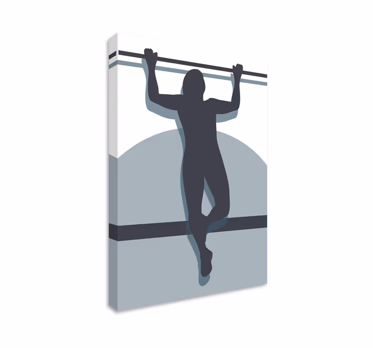 Sportos erőállás vászon sport - TenStickers