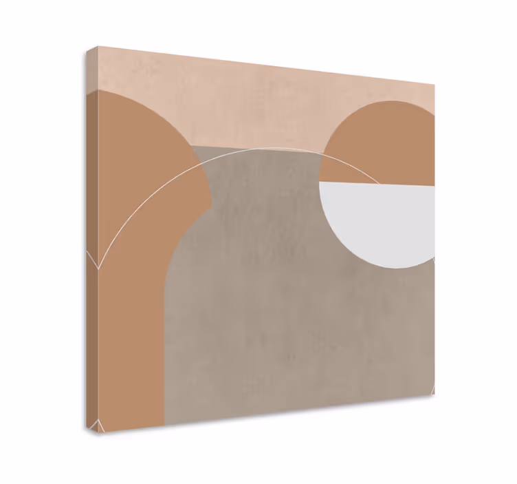 Absztrakt geometrikus formák vászon modern - TenStickers