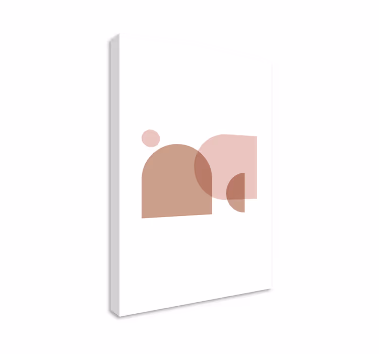 Minimalista absztrakt formák vászon geometriai - TenStickers