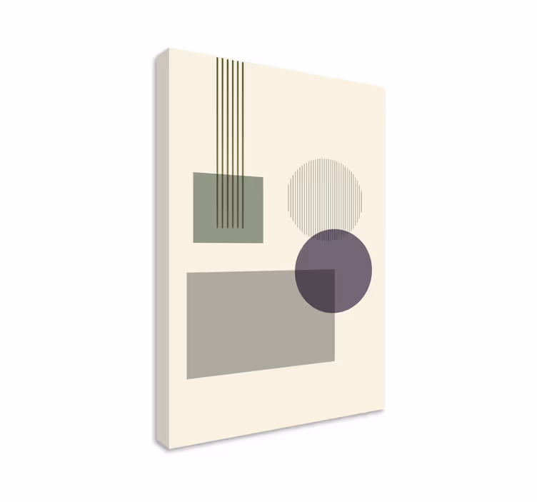 Vászon geometriai - geometrikus formák konfigurációja - TenStickers