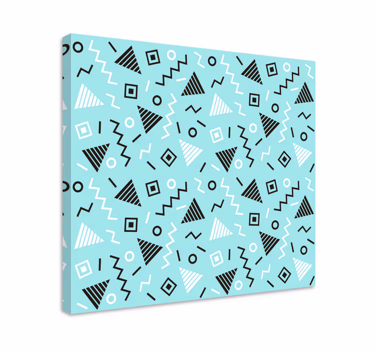 Dinamikus mintázat tervezés vászon geometriai - TenStickers