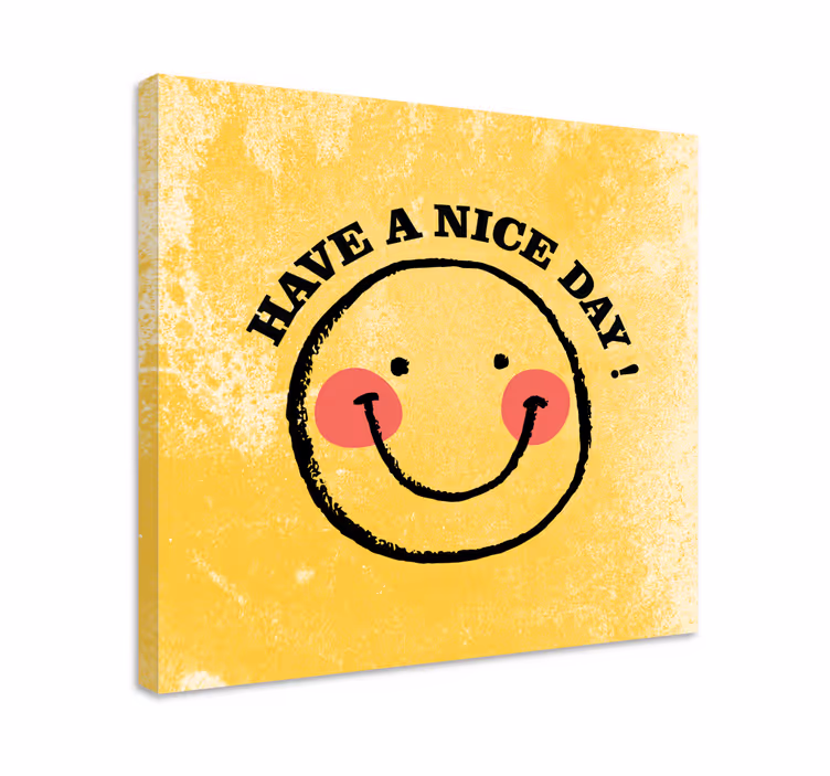 Szép nap vászonképeket a nappaliba - TenStickers